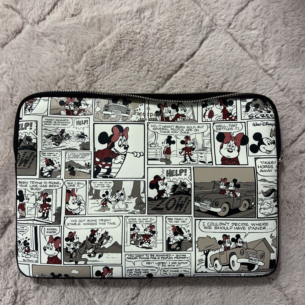 Kate Spade x Disney Minnie Mouse Comic Strip Universal 15 Inch Laptop Sleeve
